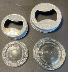 Lotto di 2 coperchi per barattoli in alluminio anello e vetro Presto Good Housekeeping - Foto 1 di 14