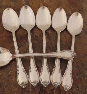 IS Remembrance Set of 6 Teaspoons 1847 Rogers Vtg Silverplate Flatware Lot N - Picture 1 of 5