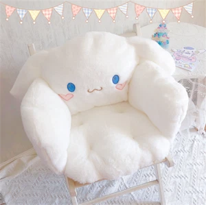 My Melody Kuromi Plush Chair Cushions Cinnamoroll Pom Pom Purin Soft Seat Pad - Picture 1 of 17