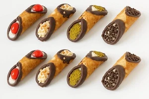 Andy Anand Chocolate Cannoli, 4 Flavors Made in Italy, Shipped 2nd Day Air - Picture 1 of 10