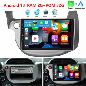 32G Android 13 autoradio GPS NAVI WiFi Bluetooth FM CarPlay per Honda Jazz 08-13 - Foto 1 di 24