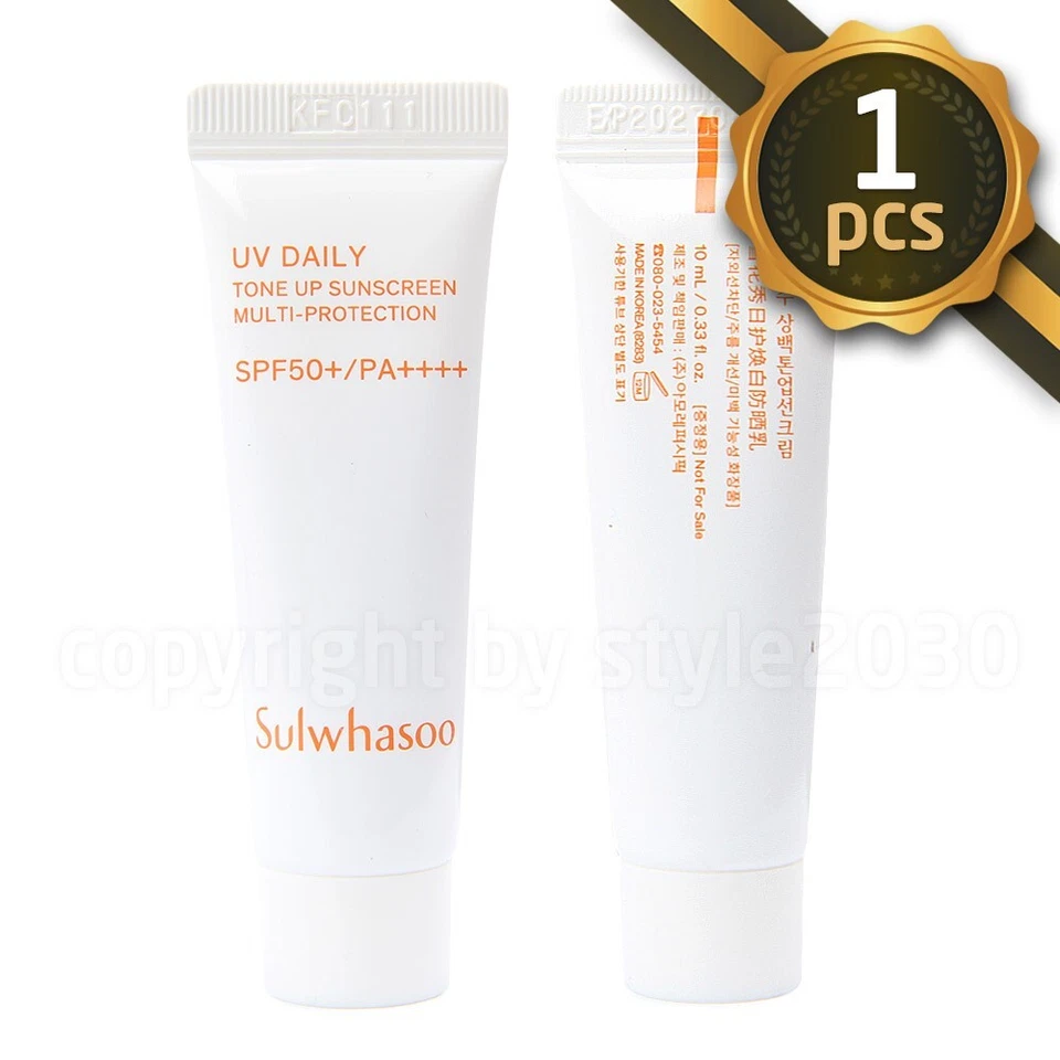 Sulwhasoo UV Daily Tone Up Sunscreen 10ml x 1pcs  SPF 50+/PA++++ - Image 1 of 1