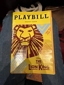 Disney Der König der Löwen Spielzettel Broadway Minskoff Theater NYC 9. Februar 2025 - Bild 1 von 5