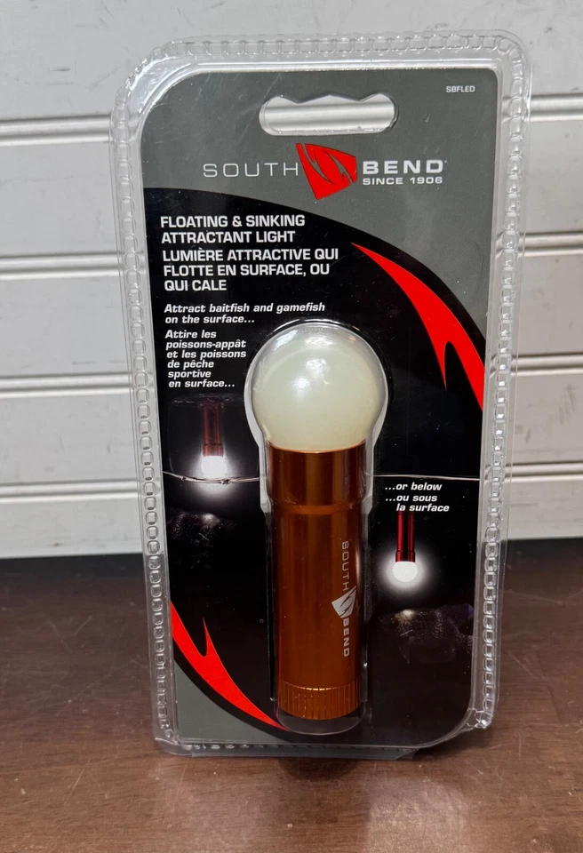 South Bend Floating and Sinking Attractant Fishing Bait Light 30 FT Cord
