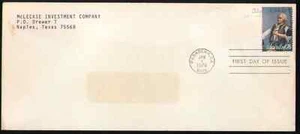 US. 1630. 13c. Old Drummer, American Bicentennial. #10 Envelope FDC. 1976 - Picture 1 of 2