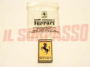 Original Logo Emblem Enamel Front Hood Ferrari 60-70 - Picture 1 of 2