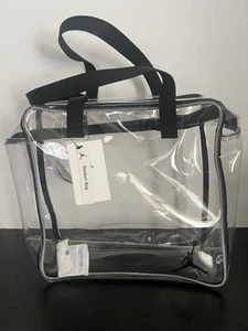 NEW Nike Jordan Stadium Clear Tote Bag Purse Backpack 9A0847-023 14L - Picture 1 of 4