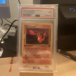 2000 POKEMON ROCKET CHARMANDER 1ST EDITION PSA 9 - Picture 1 of 6