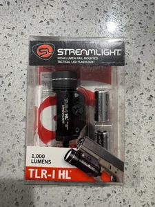 Streamlight Rail Mounted Tactical LED Flashlight 1,000 Lumens TLR-1 HL NEW - Picture 1 of 2