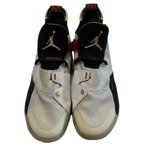 Nike Air Jordan 33 Future Of Flight 17 White Gold Basketball Shoes AQ8830 100 - Picture 1 of 14