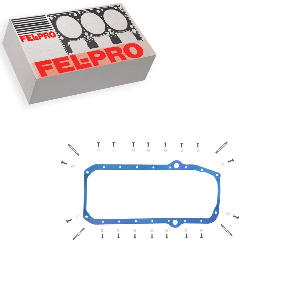 Fel-Pro Engine Oil Pan Gasket Set For 1980-1985 GMC B6000 5.7L V8 - Image 1 of 1