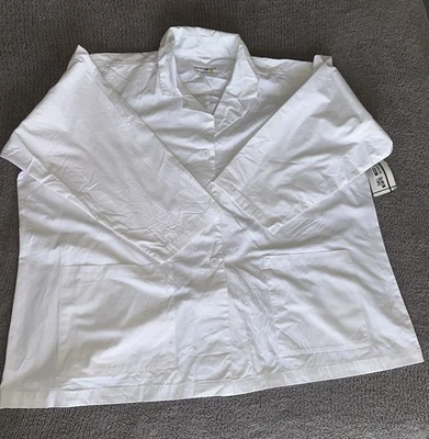 5XL-Wonder Wink Unisex Lab Coat White J-113 - Image 1 of 4