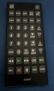 Iwave Super Tamaño Control Remoto Universal Jumbo Botón Grande Cable TV VCR DVD SAT - Imagen 1 de 9