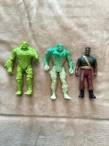 Swamp Thing Vintage Action Figure Lot Bio Glow Snap Up Bayou Jack Kenner 90s - Picture 1 of 5