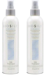 BioSilk per Cani Silk Therapy Shampoo Spray Idratazione Profonda Senza Acqua, 2 Confezioni 8 Oz - Foto 1 di 1