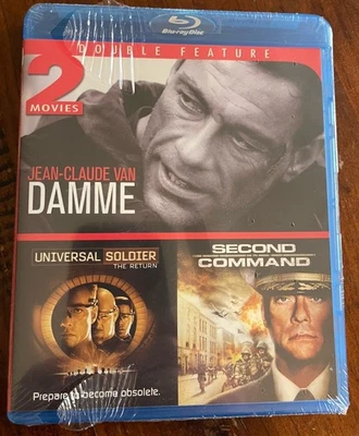 Van Damme Blu-Ray Double Feature Universal Soldier Return/Second in Command New - image 1 of 2