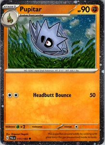 Pupitar Cosmos Holo 111/193 SV02: Paldea Evolved Uncommon - NM - Picture 1 of 2