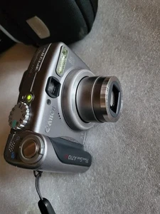 Canon PowerShot A710 IS Digitalkamera PC1199 7,1MP Silber 6x Optischer Zoom - Bild 1 von 8