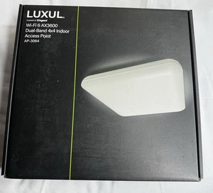Luxul AP-3064 WiFi 6 Ax3600 Access Point 4x4 Dual Band Indoor New In Box - Picture 1 of 5