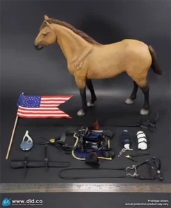 DID E60076 1/6 Scale Civil War Brown Charger (Standing) Model Static Display - Picture 1 of 7