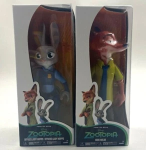 Zootopia Nick Wilde and Officer Judy Hopps Action Figures Toys Tomy - Picture 1 of 3