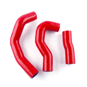 Red Fit 2001-07 Mitsubishi L200 2.5TD 4WD Turbo Silicone Intercooler Boost Hose - Picture 1 of 6
