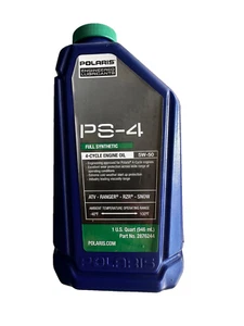 Polaris PS-4 All-Season 4 Cycle 5W-50 Full Synthetic Oil 1qt for RANGER RZR - Picture 1 of 1