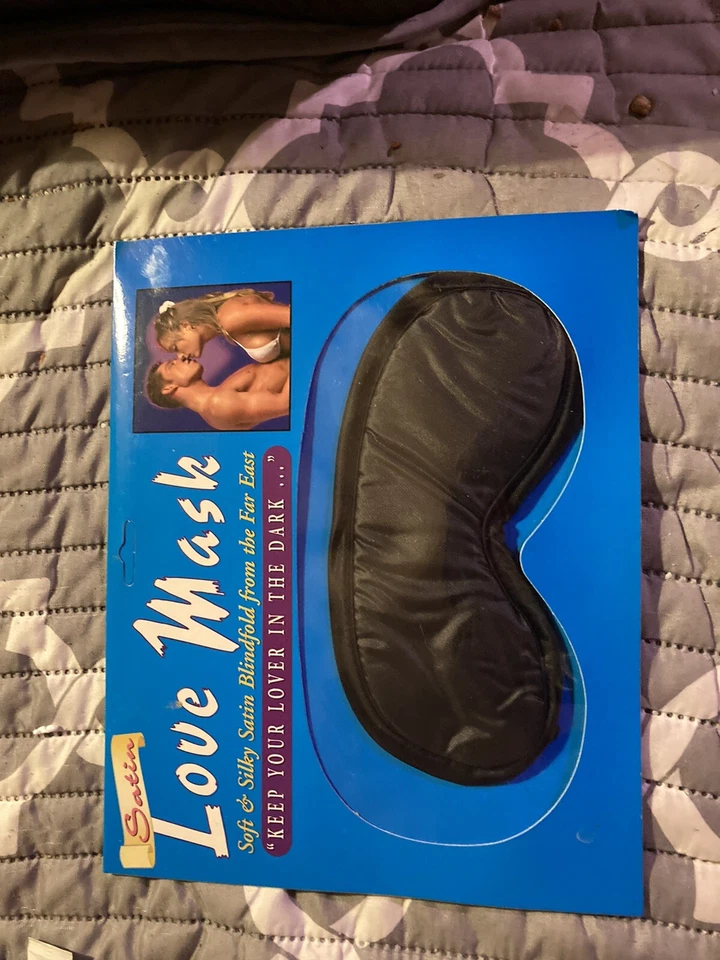 Satin Love Eye Mask New in Package - Image 1 of 4