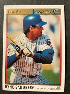 Ryne SANDBERG 1992 O-Pee-Chee Premier Baseball #34 Chicago Cubs - Picture 1 of 2