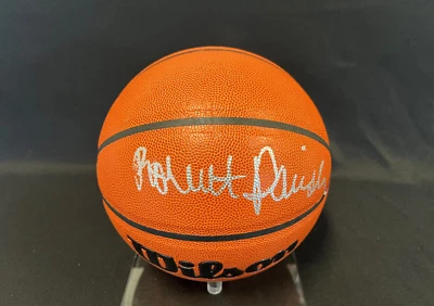 Robert Parish Signed Wilson NBA Basketball JSA - Image 1 of 4