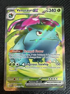 2023 Pokemon 151 VENUSAUR EX 182/165 Ultra Rare - Picture 1 of 2