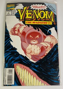 Vintage 1993 Venom The Madness vs The Juggernaut #1 Marvel Comic Book - NM B&B - Picture 1 of 2