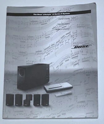 Sistema de música Bose Lifestyle 12 Serie II 2 manual de guía del propietario Foto 1 de 2