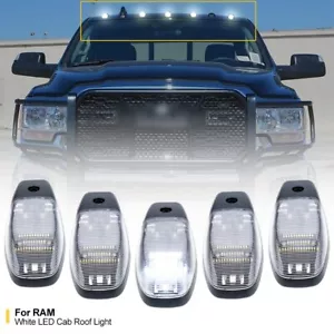 White LED Cab Roof Marker Clearance Light For 2019-2024 Ram 2500 3500 4500 5500 - Bild 1 von 12