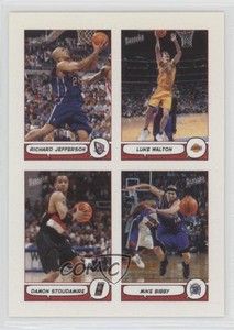 2004 Bazooka 4-on-1 Stickers Richard Jefferson Luke Walton Damon Stoudamire #12