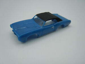 MODEL MOTORING BLUE '69 GTO CONVERTIBLE SHELL ~ NEW ~ FITS AURORA TJET