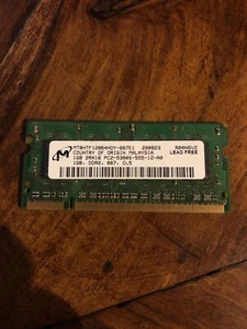 Generic RAM MT8HTF12864HDY-667E1 1GB 2RX16 - Picture 1 of 2