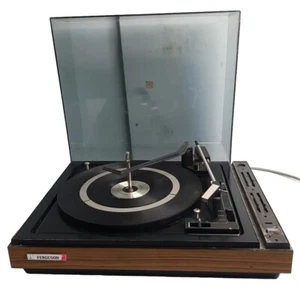 Ferguson 3047B Thorn Stereo Plattenspieler Turntable Holzoptik *nur eingeschaltet  - Bild 1 von 22