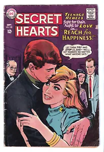 SECRET HEARTS 122 (1967) Teenage Rebels, baby! VG+ 4.5 - Picture 1 of 2