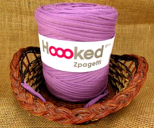 Hoooked Zpagetti Tshirt T-Shirt Yarn 7-9mm Recycled Cotton Purple Kindness - Picture 1 of 4