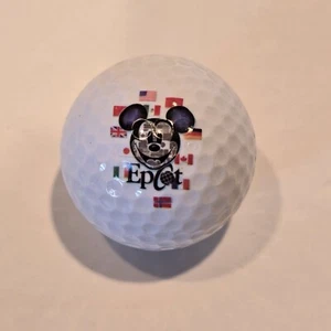 Vintage Walt Disney World logo Epcot World Showcase Golf Ball New - Picture 1 of 4