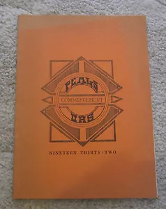 ORANGE HIGH SCHOOL 1932 Commencement YEARBOOK Mass. Peals - Picture 1 of 2