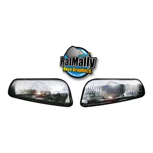 WSB STYLE HEADLIGHT STICKERS - TO FIT DUCATI 916 996 998 - RACE GRAPHICS DECALS - Picture 1 of 1