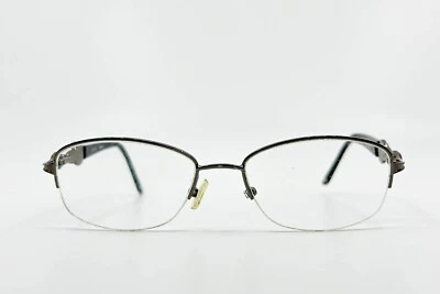 Bulova Paradise Valley Gunmetal Eyeglasses Frames Womens Half Rim 51-17-135 1826 - Изображение 1 из 4