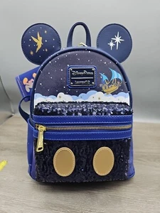 NWT Loungefly Disney Park Mickey Main Attraction Peter Pan Flight Backpack - Picture 1 of 20