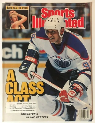 Wayne Gretzky Edmonton Oilers Sports Illustrated 5/30/1988 Good Condition - Image 1 of 4