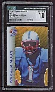 WARREN MOON 2024 Leaf Pro Set Retro Gold Wave 1/1 #RB-88 - Picture 1 of 2