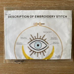 Evil Eye Embroidery Kit No. 782 - NEW - Picture 1 of 2