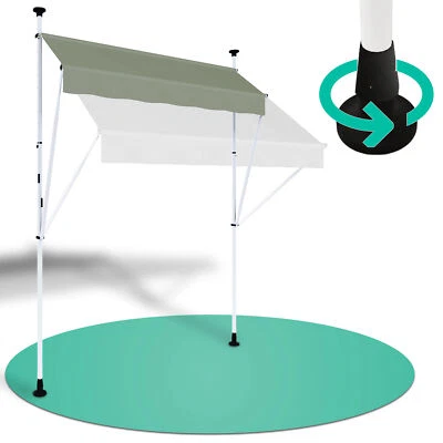 Strattore Auvent Rétractable Manuel de Jardin Marquise 350 cm Balcon Store - Photo 1/4