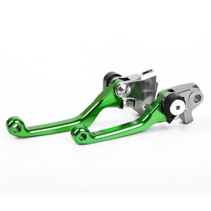 Palancas de freno de embrague pivote verde EE. UU. para Kawasaki KX250F KX450F 13-18 KX250 19-20 - Imagen 1 de 8
